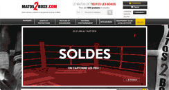 Desktop Screenshot of matos2boxe.fr